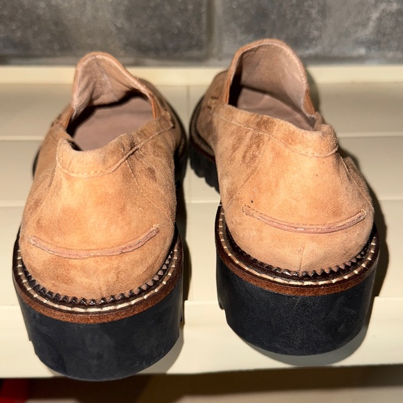 J.Jill suede leather loafers lug sole brand new 9 - Picture 3 of 5
